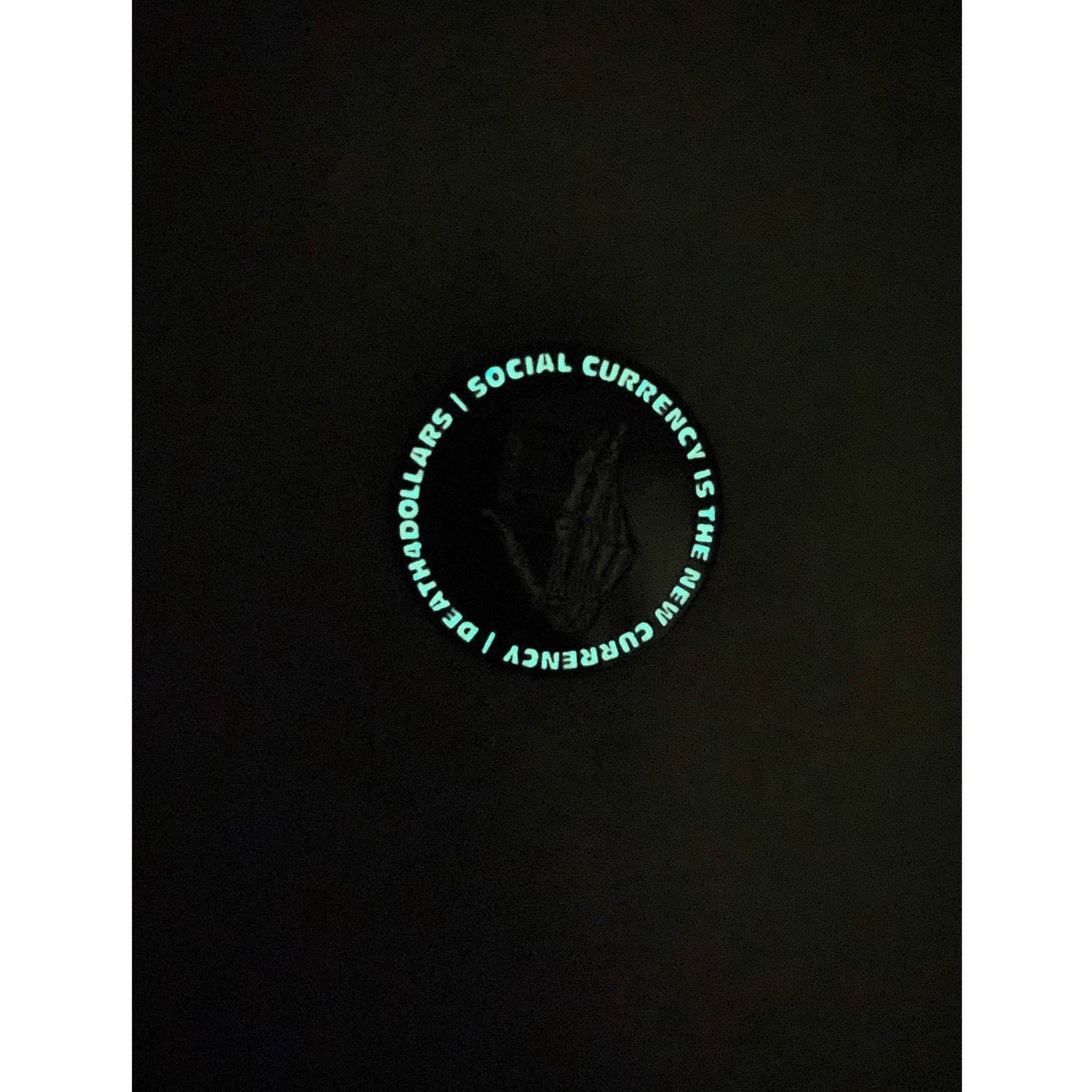 Social Currency Glow in the Dark Pin - Death4Dollars