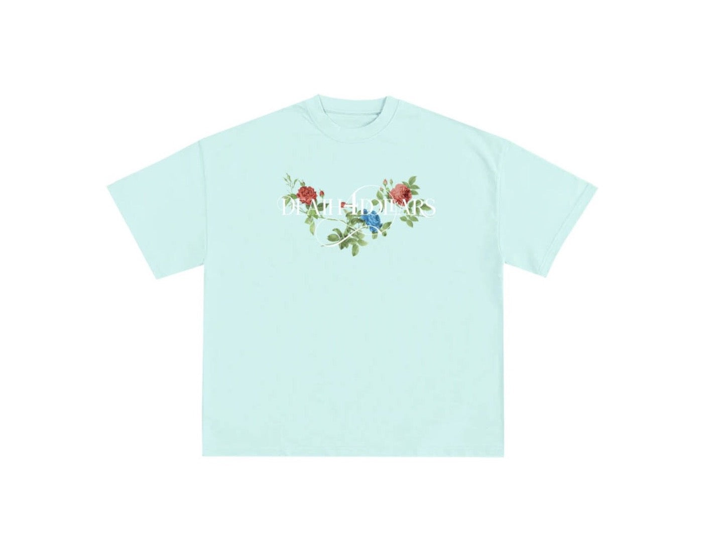 Smell the Roses Mineral Blue Tee - Death4Dollars