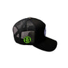 Monogram Black Trucker Hat - Death4Dollars