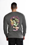 Good VS Evil Pigment Black Dyed Crew Neck Sweatshirt - Death4Dollars