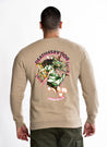 Good VS Evil Pigment Sandstone Dyed Crew Neck Sweatshirt - Death4Dollars
