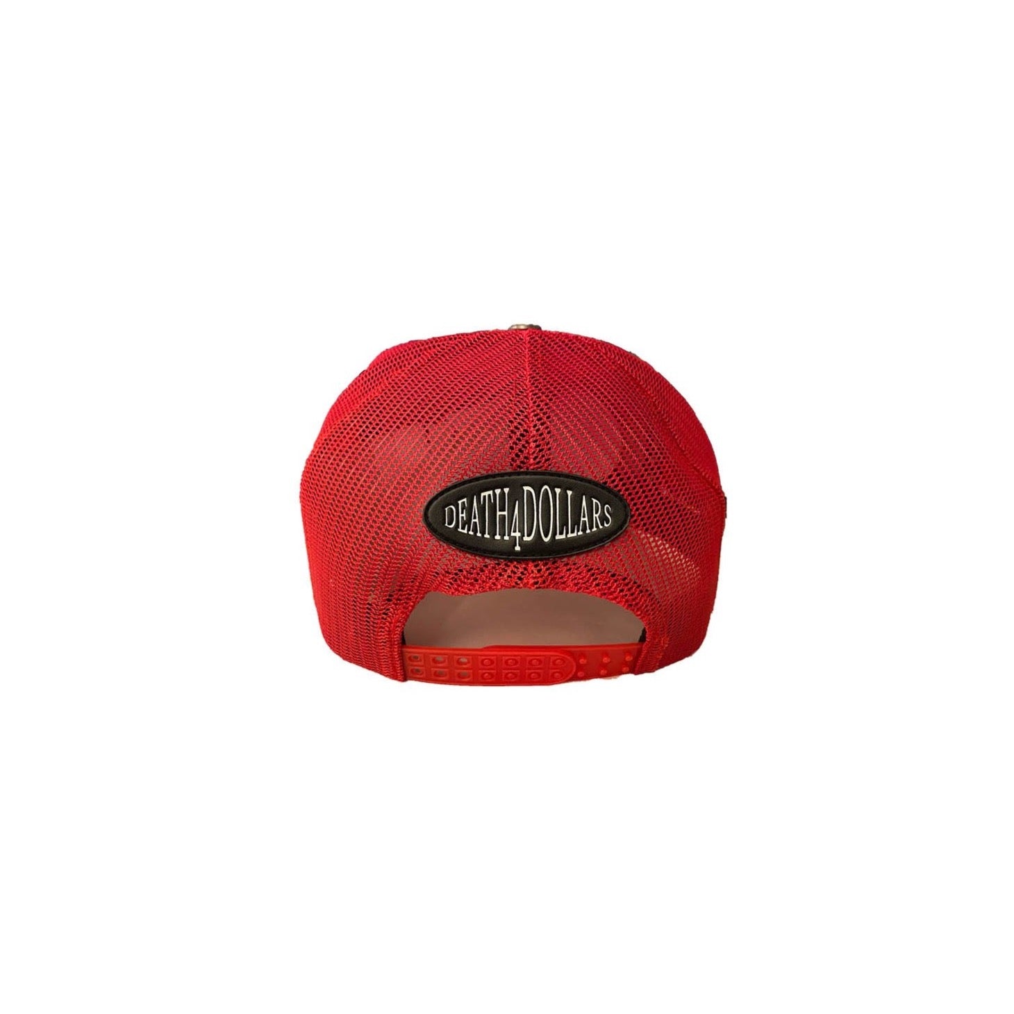 Monogram Red Trucker Hat - Death4Dollars