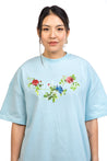 Smell the Roses Mineral Blue Tee - Death4Dollars